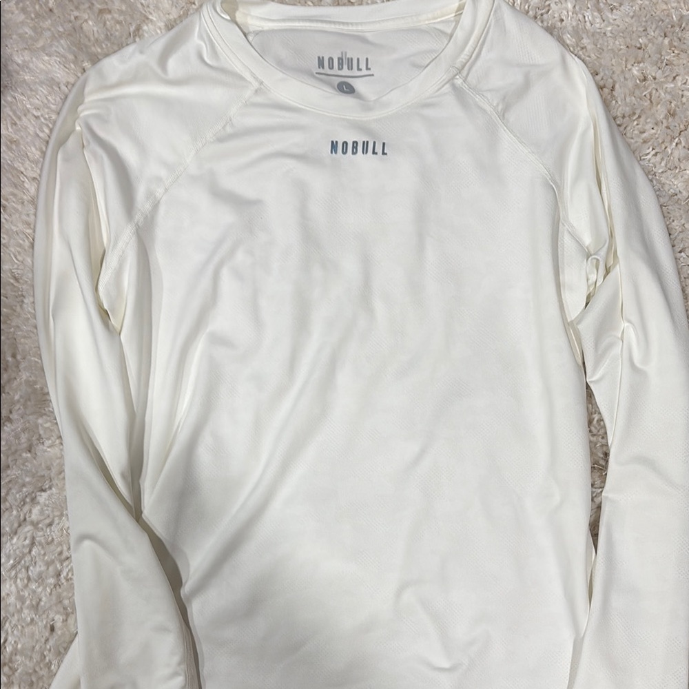 NOBULL White Long Sleeve Shirt